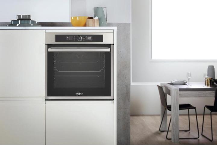 Produktbild Whirlpool Backofen OAKZ97961SPIX A+, 60 cm, Pyrolyse, Inox farbiges/schwarzes Glas, Grosses LED-Displ