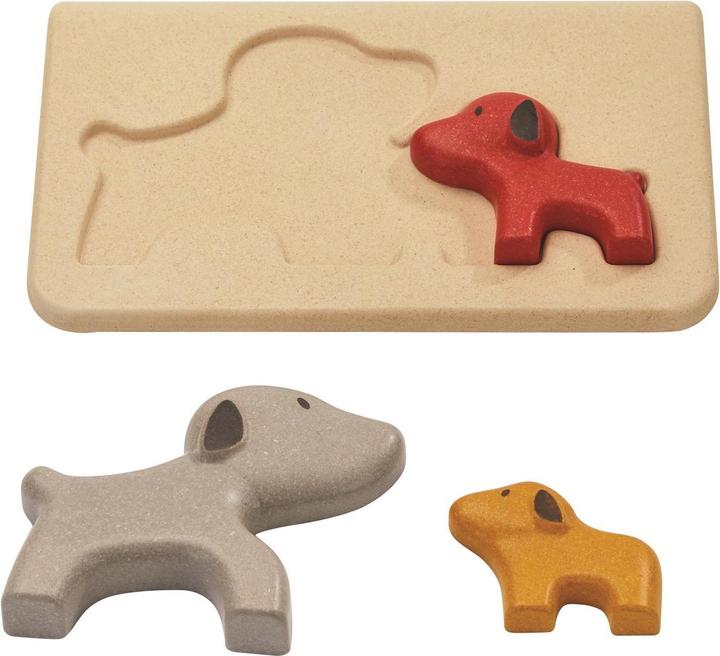 Image du produit Plantoys puzzle du chien (3 pièces)