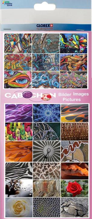 Produktbild Glorex Motivvorlagen Cabochon 9 St, 20x10 cm