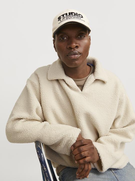 Immagine prodotto Jack & Jones Joravondale Teddy Split Neck Sweat Ln (S)