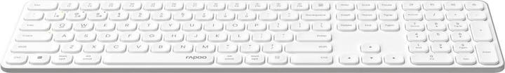 Image du produit Rapoo E9810M Weiss Kabelloses Multimodus Deskset (DE, Sans fil)