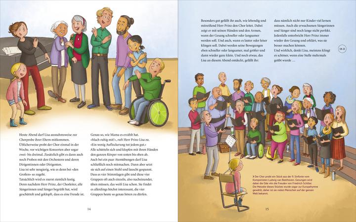 Produktbild Wir singen im Chor! (Das musikalische Bilderbuch mit CD) (Deutsch, Jutta Berend, Marko Simsa, 2021)