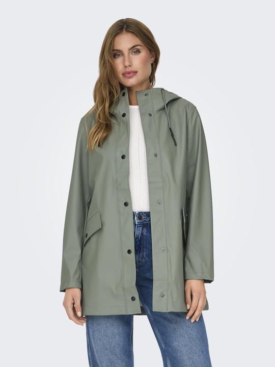 Produktbild Only Einfarbiger Regenjacke Regenmantel (S)