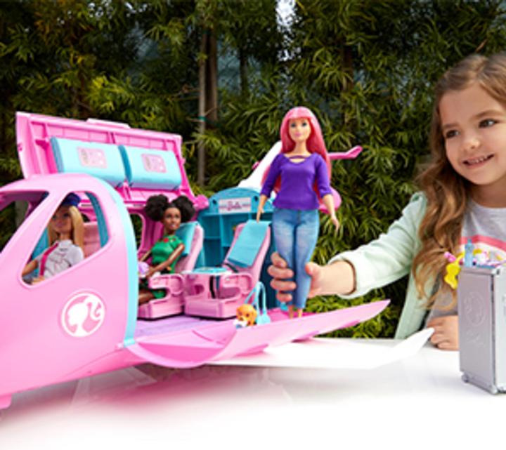 Actual product image Barbie Journey Dream Plane with Doll