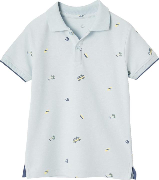 Produktbild Vertbaudet Jungen Poloshirt mit Allover-Print (92)