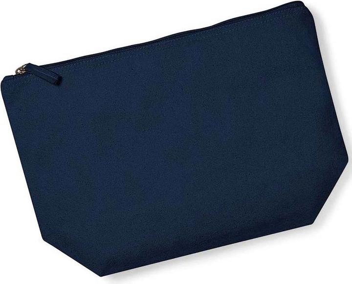 Actual product image Westford Mill EarthAware cosmetic bag made from organically grown cotton