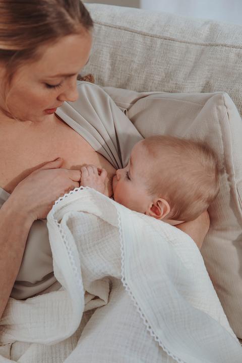 Produktbild Meyco Spitze swaddle (120 cm, 120 cm)