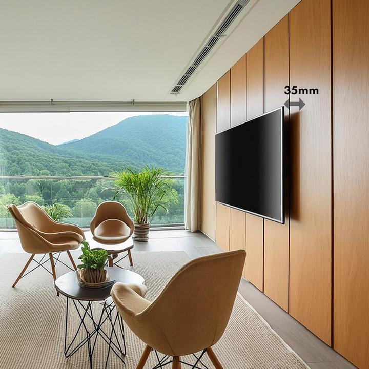 Immagine prodotto Maclean Supporto a parete per TV max VESA 600x400 32-100 80kg MC-419 (Muro, 100", 80 kg)