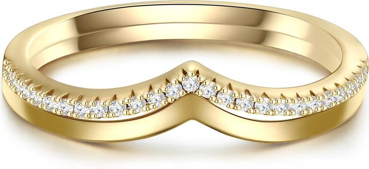Glanzstücke München Damen Sterling Silber Zirkonia gelbgold - 28343