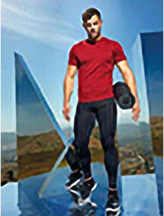 Image du produit Tri Dri T-shirt de fitness à manches courtes (M)
