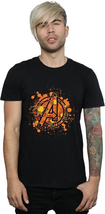 Image du produit Mens Avengers Assemble Halloween Spider Logo T-Shirt (XL)