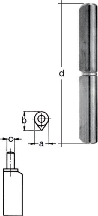 GAH Profile roll Tape length 180 mm Pin Ø 14 mm