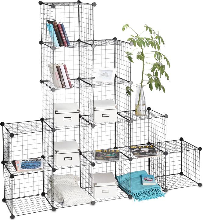 Actual product image Relaxdays Modular Grid Shelf