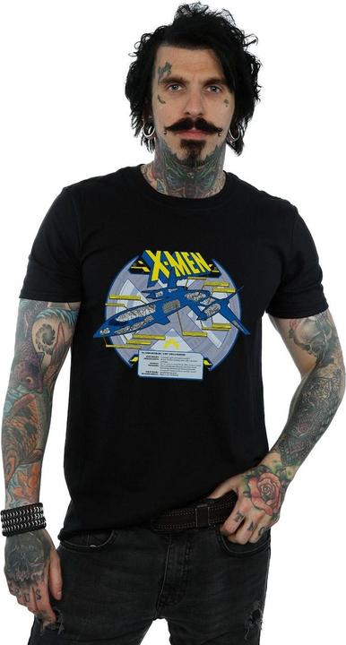 Immagine prodotto X-Men X-Jet Breakdown Maglietta Uomo (5XL)
