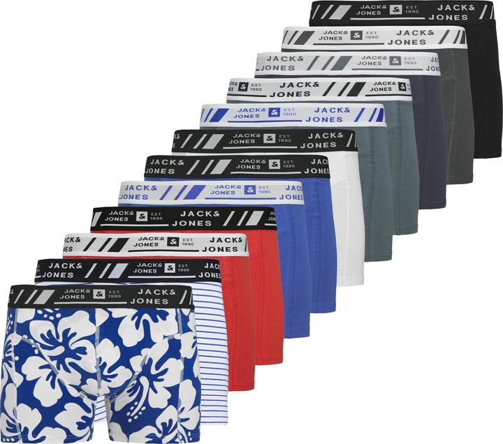 Jack & Jones Jachawaii Style Trunks 12 Pack