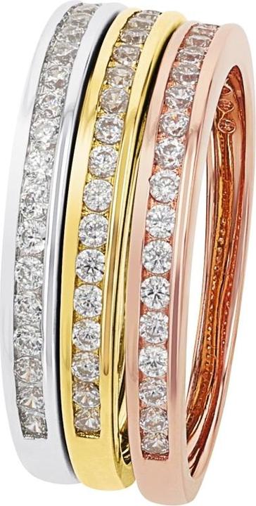 Produktbild Amor Ringe für Damen, 925 Sterling Silber, Zirkonia synth. (60, 925 Silber)