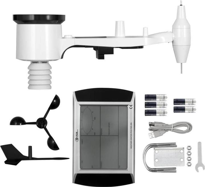 Image du produit PCE Instruments Station météo avec capteur extérieur pour la maison