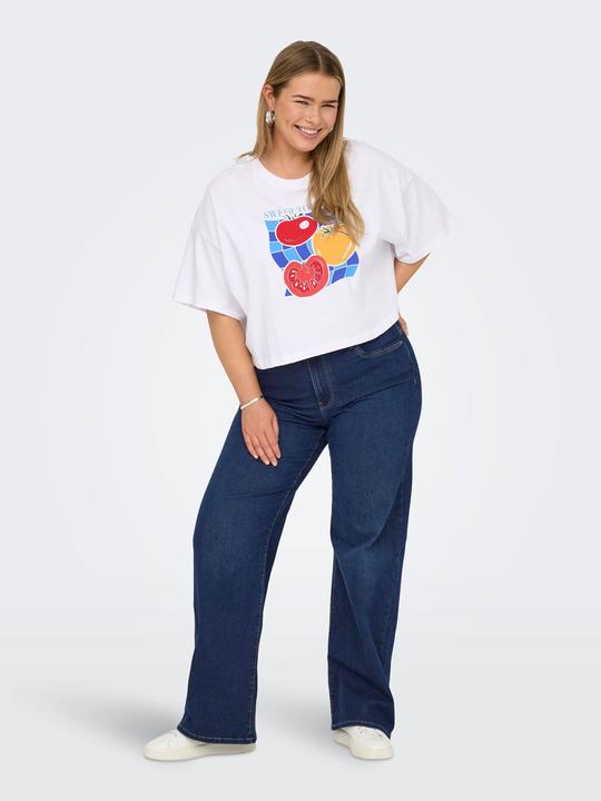 Image du produit Only CARSALLY Mittlere Taille Weiter Beinschnitt Jeans Jeans mit weitem Bein (54)