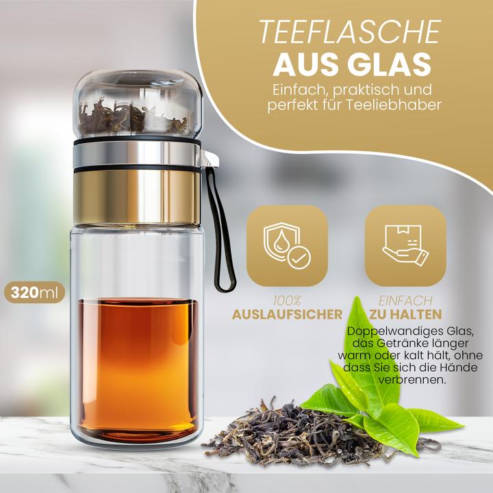 Produktbild Gewürzladen Näfels Drehbare Teeflasche (0.32 l)