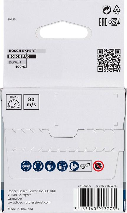 Produktbild Bosch Professional Zubehör PRO Stainless Steel and Metal Schleifscheibe, 76 x 4 x 10 mm