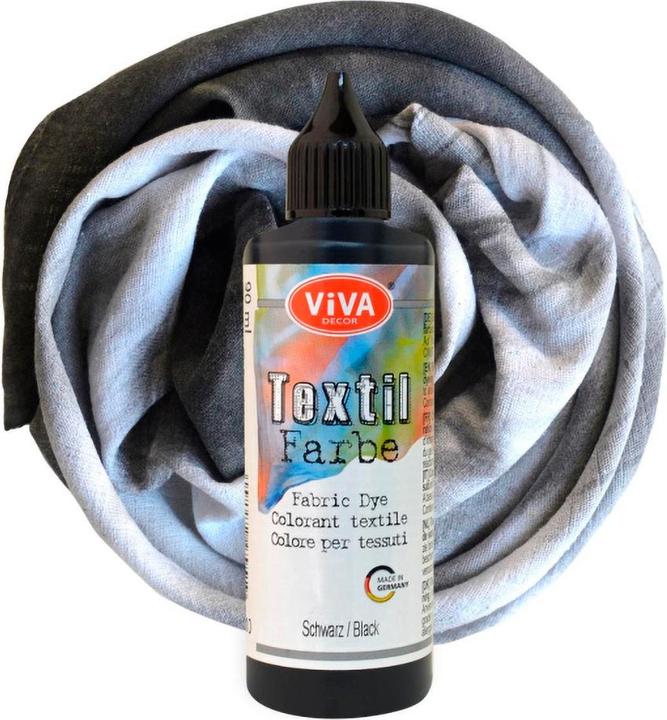 Actual product image Viva Decor Textile paint, 90 ml (Black, 90 ml)