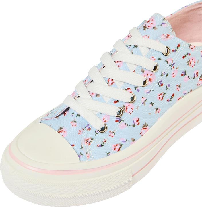 Actual product image Joe Browns Ditsy Floral Chunky Platform Low-Top Trainers (41)