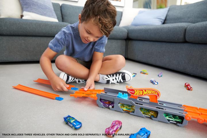 Produktbild Hot Wheels 2-in-1 Rennbahn-Transporter