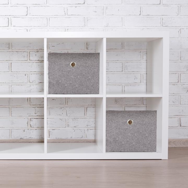 Immagine prodotto Relaxdays 2x scatola portaoggetti (20,5 x 25 x 16 cm, 8 l)