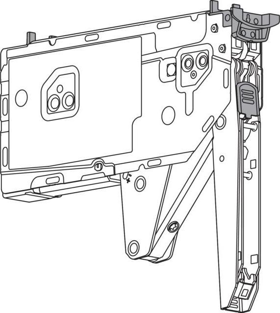 Actual product image Blum High flap AVENTOS HK top