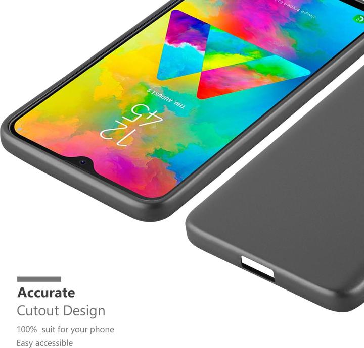 Actual product image Cadorabo TPU Matt Metallic Cover (Samsung Galaxy M20)