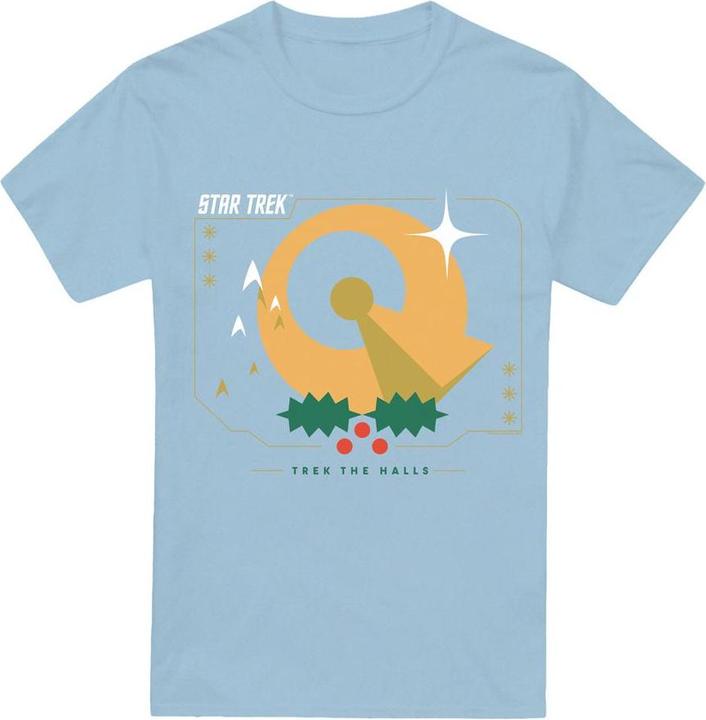 Actual product image Star Trek: The Original Series Mens Trek The Halls Christmas T-Shirt (S)