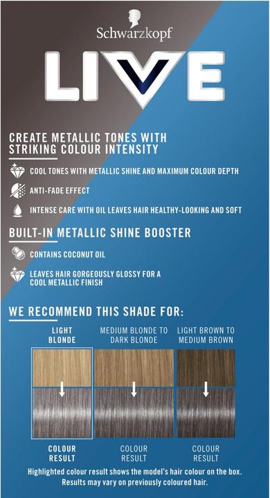 Produktbild Schwarzkopf Live Urban Metallics (Silber)