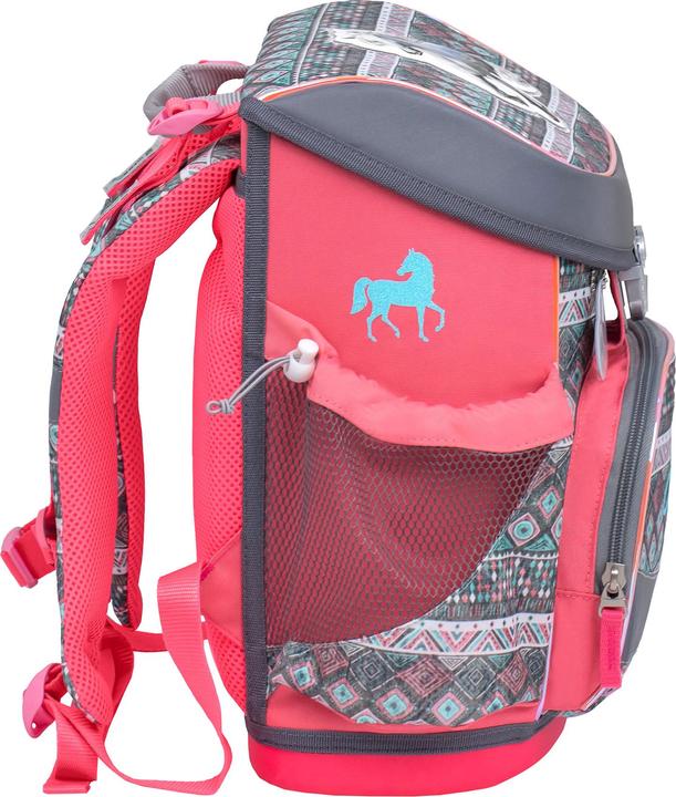 Produktbild Belmil MINI FIT Schulrucksack 4-teiliges-Set Horse Aruba Blue (17 l)
