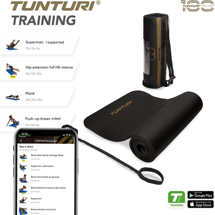 Immagine prodotto Tunturi Centuri NBR Fitness Matte (15 mm)