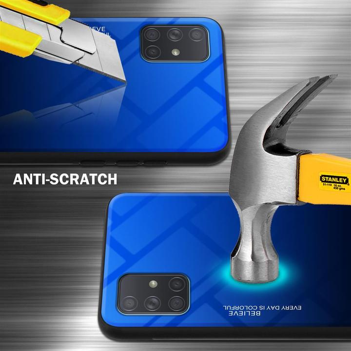 Produktbild Cadorabo TPU 2 Farben Glas Cover (Samsung Galaxy A71)