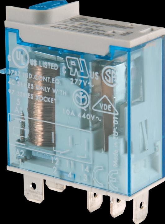 Produktbild Finder Relais 16A 12VDC 1-Wechsler