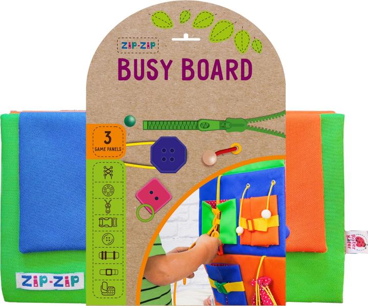 Actual product image Busy board (German, French, Italian, English)