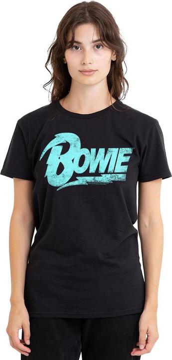 Actual product image David Bowie Unisex Adult Logo T-Shirt (XL)