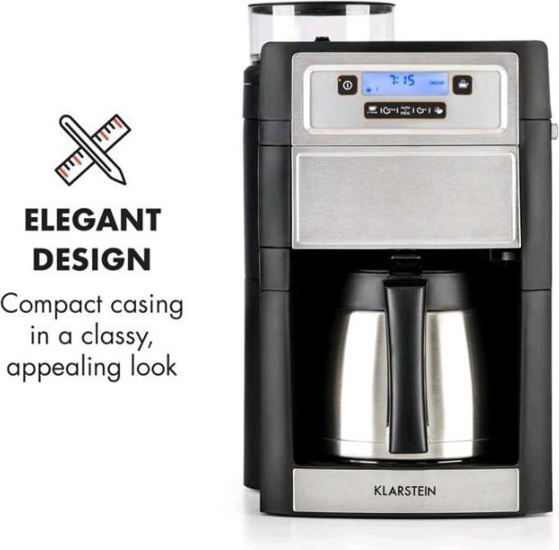 Klarstein Aromatica II Thermo Coffee Maker Silver