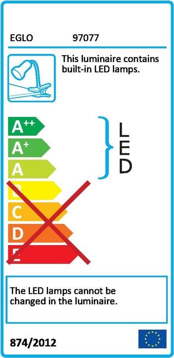 Energie-Label EGLO Cabado (80 lm)