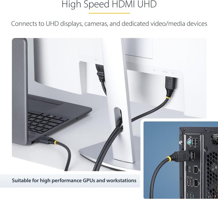 Image du produit StarTech Cable HDMI Active High Speed 10m black (10 m, HDMI)