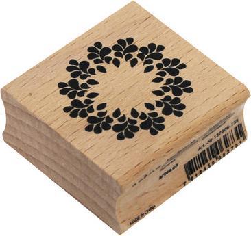 Actual product image Artoz Stamp ornament circle wooden stamp