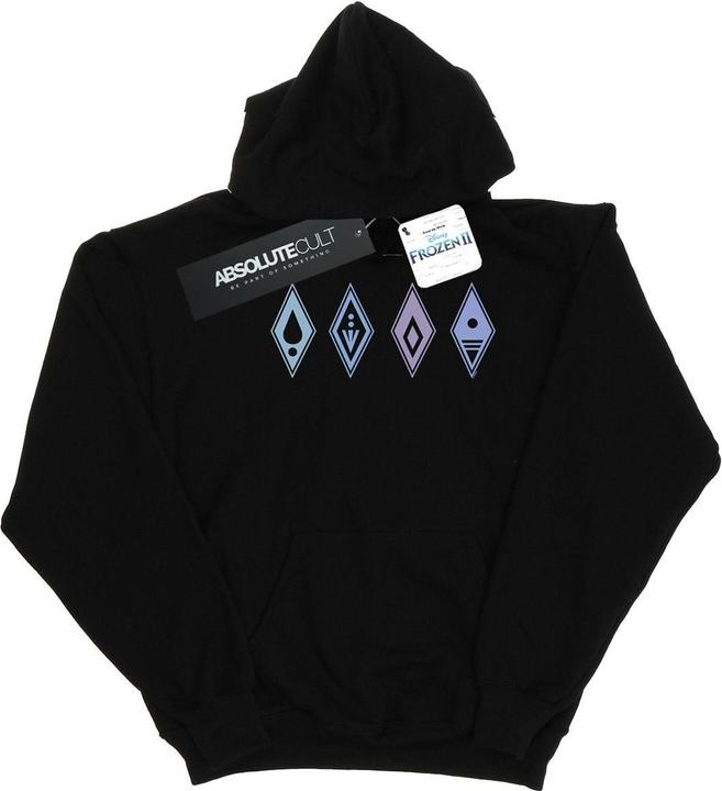 Image du produit Disney - Sweat à capuche FROZEN ELEMENTS SYMBOLS - Homme (S)