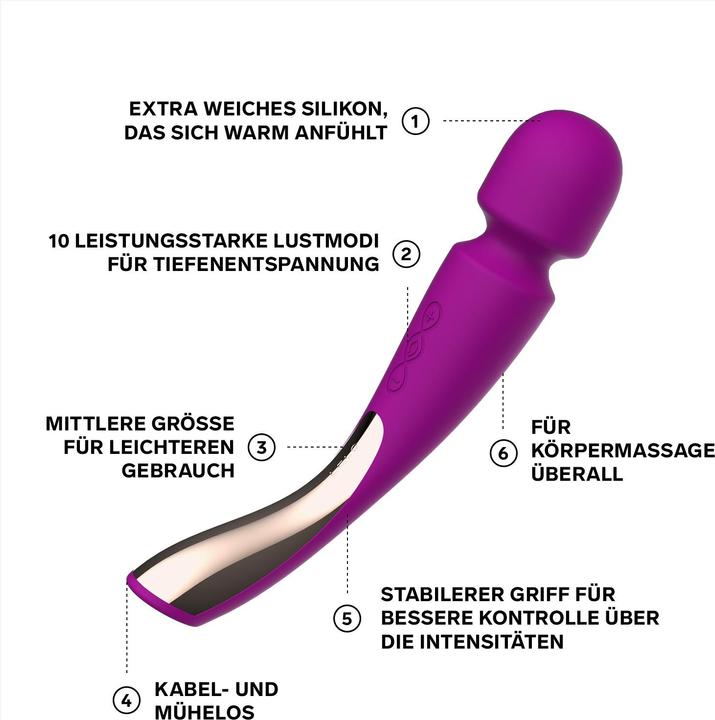 Actual product image LELO Smart Wand 2 Medium