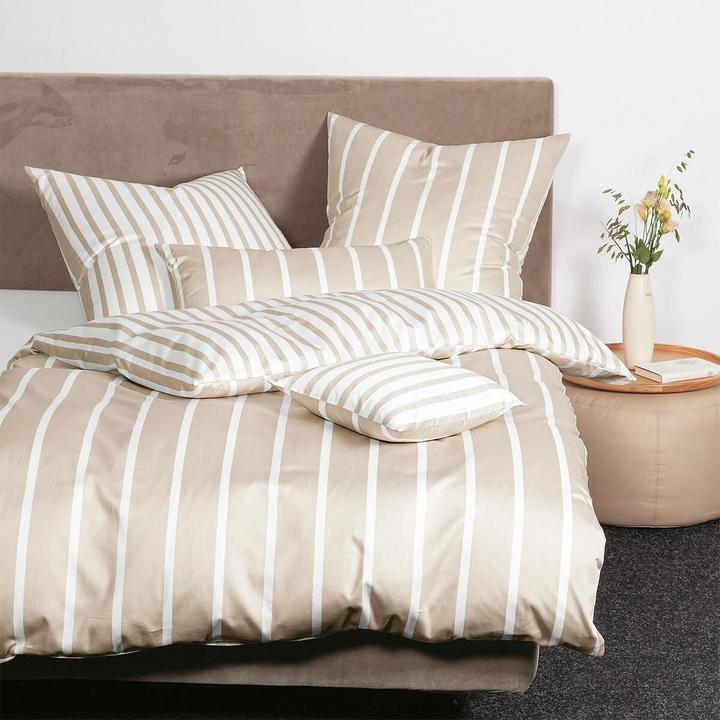 Actual product image Janine Mako-satin bed linen modern classic (Pillowcase, 40x40 cm)