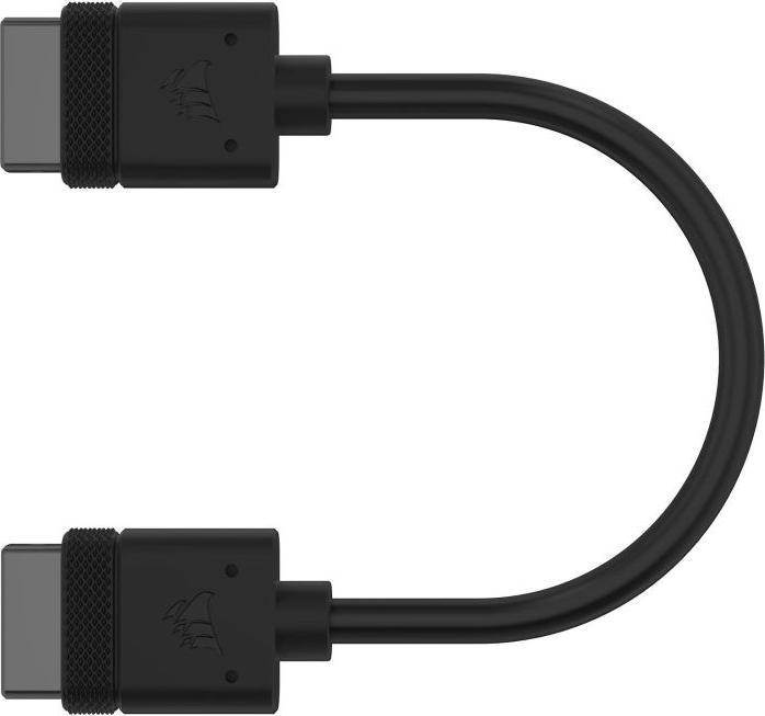 Produktbild Corsair iCUE LINK Cable, 2x 100mm with Straight connectors, Black