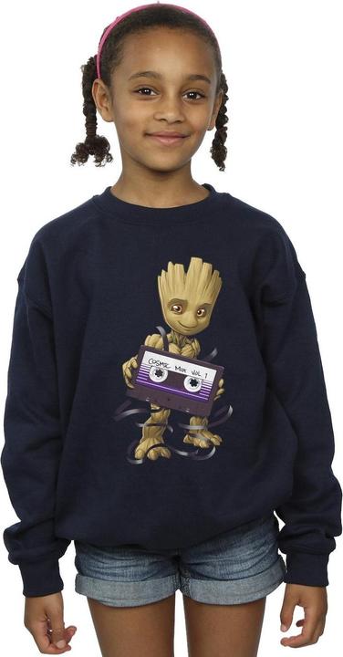 Image du produit - Sweat GUARDIANS OF THE GALAXY GROOT COSMIC TAPE - Fille (104)