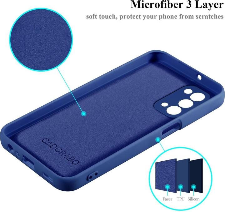 Actual product image Cadorabo Case for OPPO A54 5G / A74 5G TPU in liquid protection silicone design (Oppo A74 5G)
