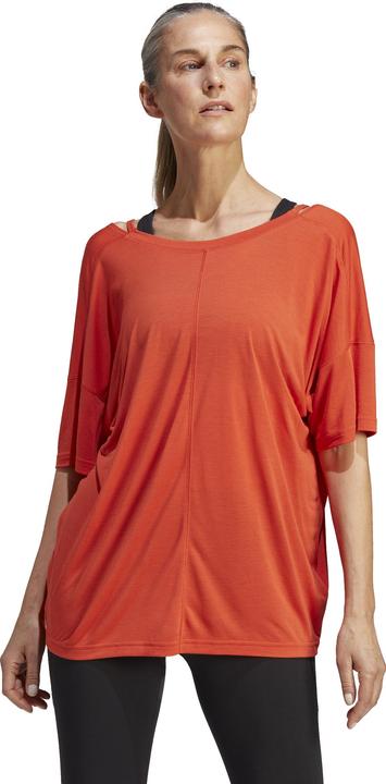 Actual product image adidas W Yoga Studio Open Tee Ladies T-Shirt (S)