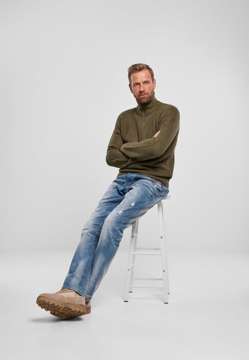 Produktbild Brandit Marine Pullover Troyer (M)